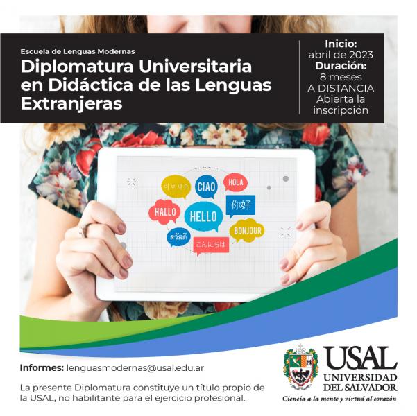 Diplomatura Universitaria en Didáctica de las Lenguas Extranjeras | Escuela  de Lenguas Modernas